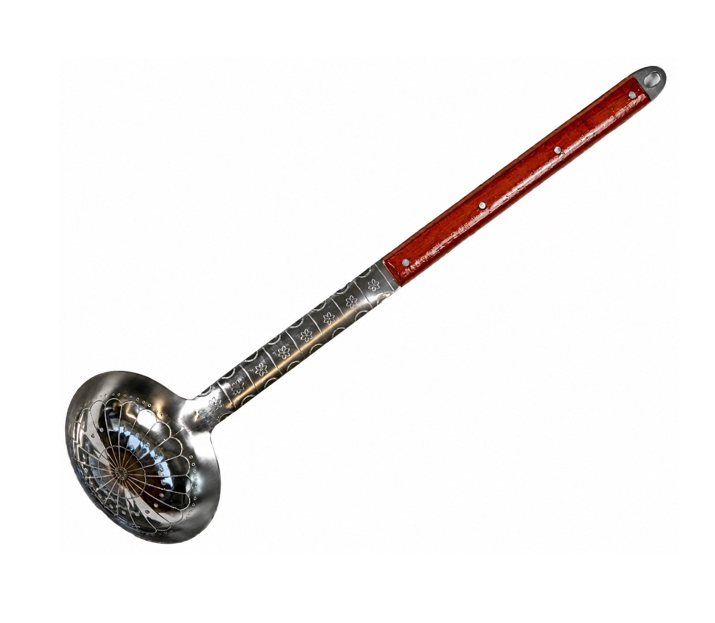 Polonic din Inox cu Mâner din Lemn – 64 cm