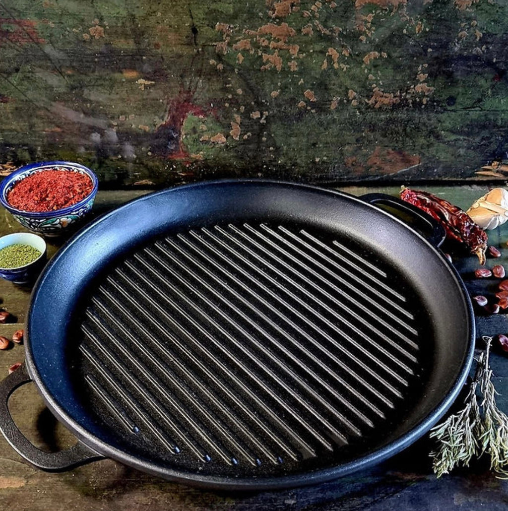 Kazan Uzbek WOK 8 litri cu capac-tigaie (Grill)