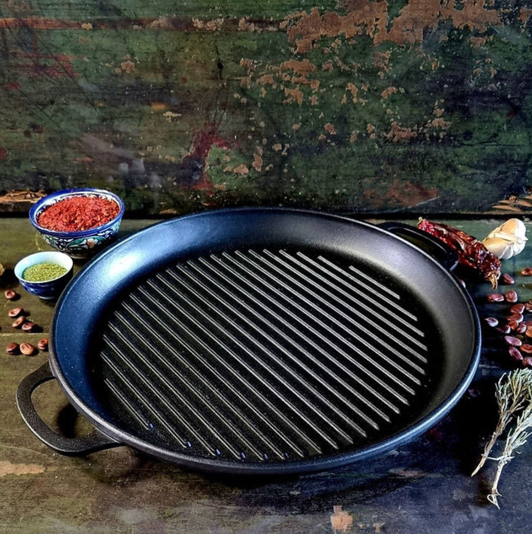 Kazan Uzbek WOK 15 litri cu capac-tigaie (Grill)
