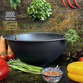 Kazan Uzbek WOK 15 litri cu capac-tigaie