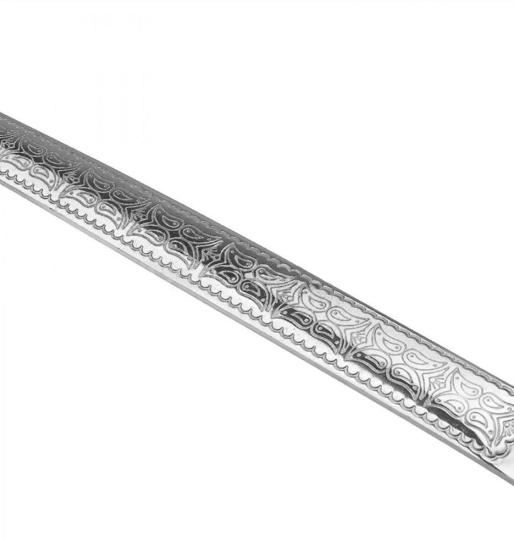 Spumieră din Inox cu Mâner din Lemn – 47 cm