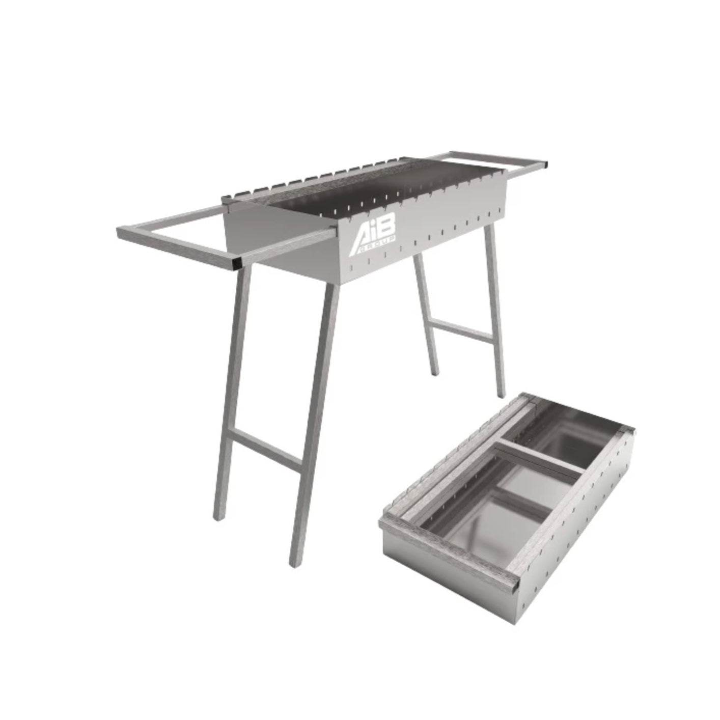 Mangal pliabil din inox AibGrill GoTur