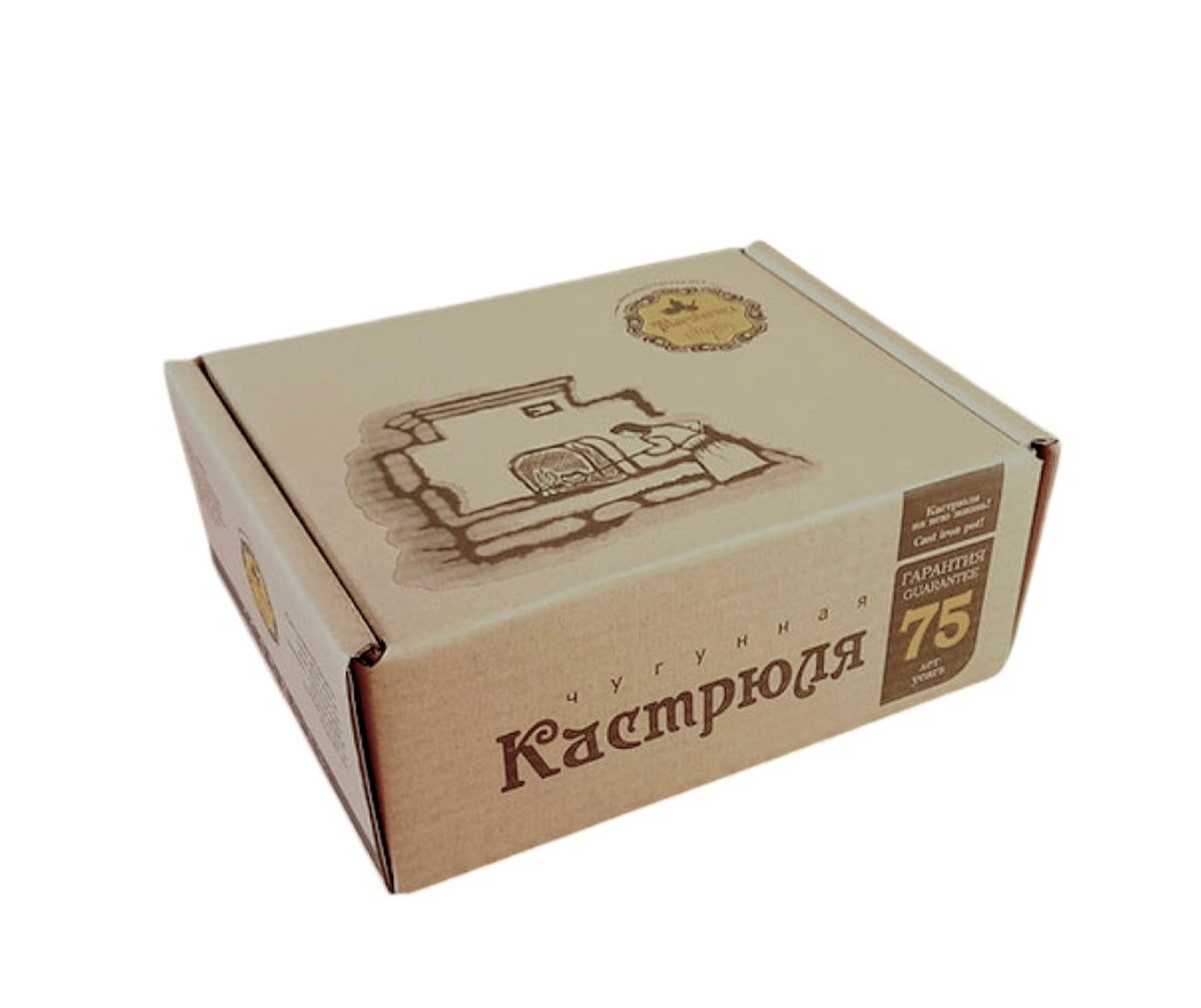 Ceaun din fontă cu capac din fontă – 5 L