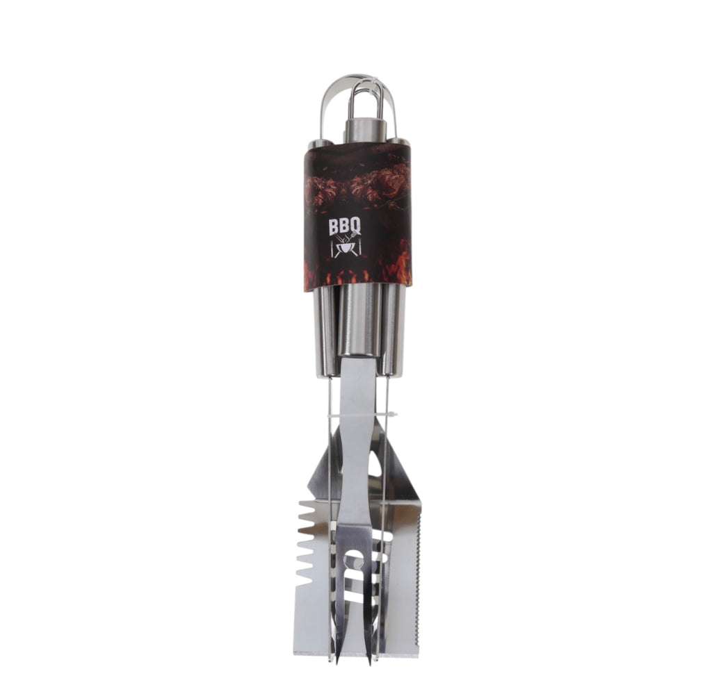 Set pentru barbecue – 3 piese din oțel inoxidabil