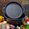 Kazan Uzbek WOK 18 litri cu capac-tigaie (Grill)