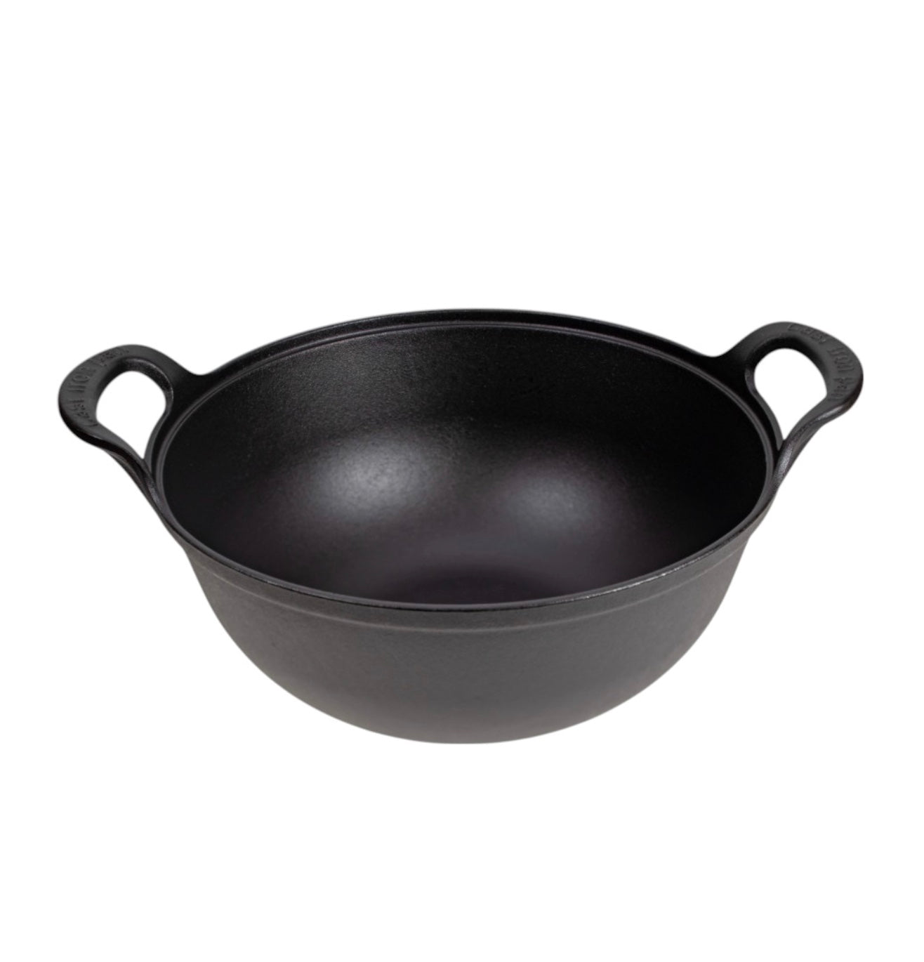 Kazan din fontă cu capac din lemn – 32 cm